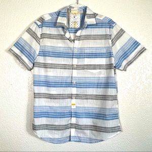 Cactusman Ricky Singh striped shirt sz. L